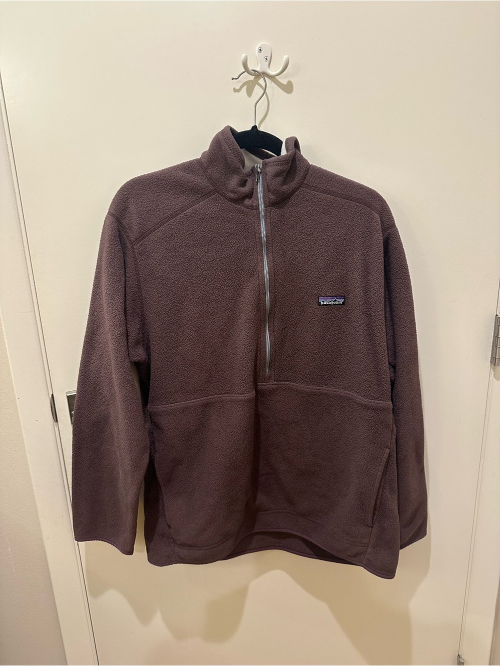 Patagonia Men’s Quarter-Zip Fleece Pullover - Plum